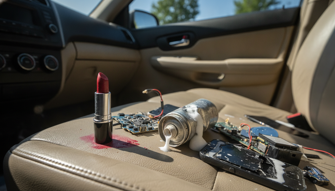 découvrez quels objets dangereux éviter de laisser dans votre voiture pendant l'été pour garantir votre sécurité et protéger votre véhicule des risques liés à la chaleur.