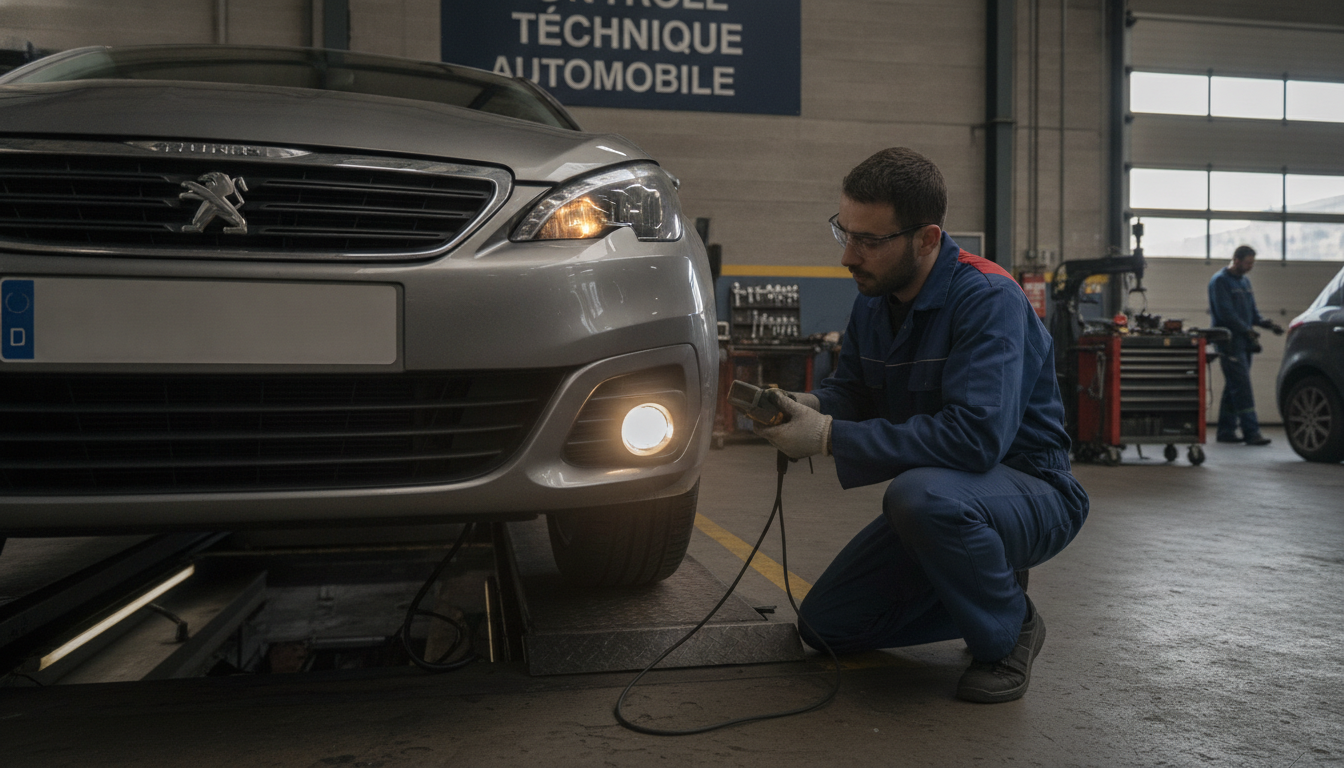 assurez-vous du bon fonctionnement des feux de brouillard lors du contrôle technique de votre véhicule léger pour garantir votre sécurité et celle des autres.